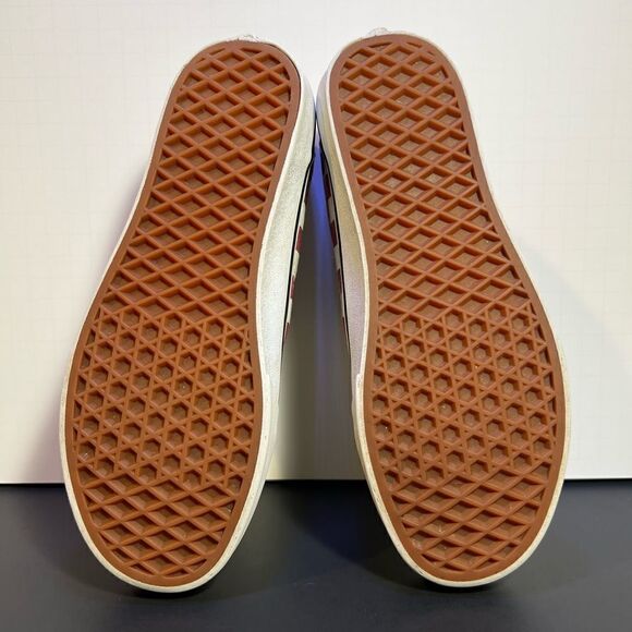 Womens VANS Old Skool Multicolor Glitter Checkerboard Sneakers / Size 7 - Picture 8 of 10